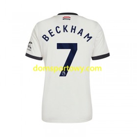Koszulka Manchester United Beckham 7 Trzeci Koszulki Piłkarskie 2024-2025 Krótki Rękaw